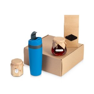 Подарочный набор Tea Cup Superior Honey 2.0, синий Подарочный набор Tea Cup Superior Honey 2.0, синий