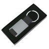Брелок DARK JET; 2,8 x 6,2 x 0,6 см; черный, металл; лазерная гравировка