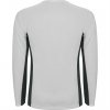 Спортивная футболка SHANGHAI L/S мужская, БЕЛЫЙ/ТЕМНЫЙ ГРАФИТ XL