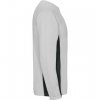 Спортивная футболка SHANGHAI L/S мужская, БЕЛЫЙ/ТЕМНЫЙ ГРАФИТ XL
