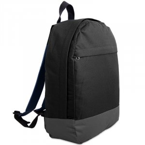Рюкзак "URBAN",черный/серый, 39х27х10 cм, полиэстер 600D