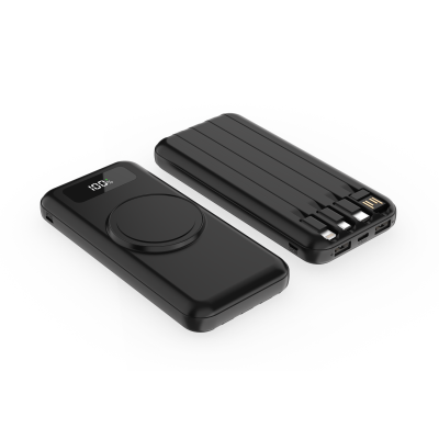 Внешний аккумулятор Authority с беспроводной зарядкой, 10000 Mah, чёрный