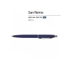 Ручка металлическая шариковая San Remo, 1,0мм, синие чернила, ярко-синий