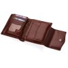 Портмоне с отделениями для кредитных карт и монет, коричневый