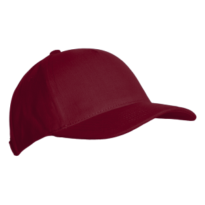 Бейсболка STAN 5 клиньев хлопок 280,03, Бордовый