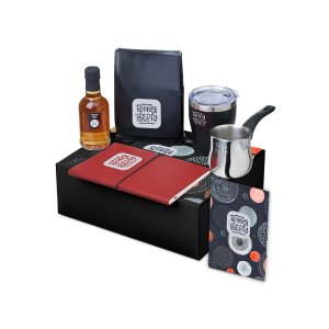 Подарочный набор Re:y. Routine с туркой, термокружкой и кофе Подарочный набор Re:y. Routine с туркой, термокружкой и кофе