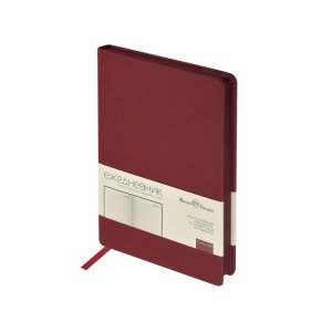 Ежедневник А5 Megapolis Color soft-touch, бордовый Ежедневник А5 Megapolis Color soft-touch, бордовый
