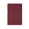 Бизнес тетрадь на гребне А5 Pragmatic, 60 листов в клетку, бордовый
