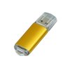 USB 2.0- флешка на 64 Гб с прозрачным колпачком, золотистый