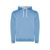 Толстовка с капюшоном Urban мужская, небесно-голубой/белый
