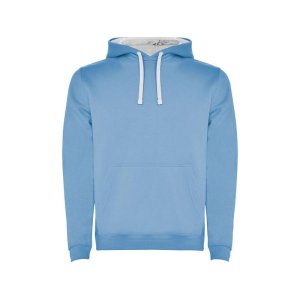 Толстовка с капюшоном Urban мужская, небесно-голубой/белый Толстовка с капюшоном Urban мужская, небесно-голубой/белый