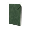 Блокнот А5 в гибкой обложке Chaplin, зеленый