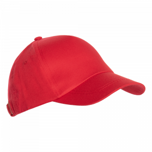 Бейсболка STAN 5 клиньев хлопок 220, 09U , Красный