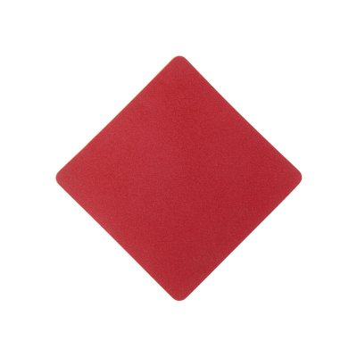 ПАТЧ РОМБ nubuk (красный) 7,6 х 7,6 см