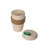 Стакан из пшеничного волокна с двойными стенками Pino, зеленый