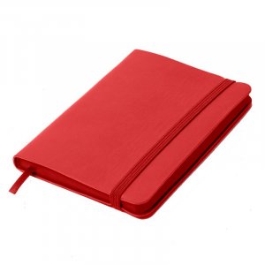 Блокнот SHADY JUNIOR с элементами планирования,А6, красный, кремовый блок, красныйобрез