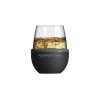 Тумблер для вина WINE KUZIE, черный