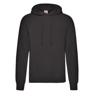Толстовка CLASSIC HOODED 3XL черный 80% хлопок, 20% полиэстер, плотность 280г/м2