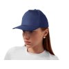 Бейсболка Poly 5-ти панельная 120гр, темно-синий