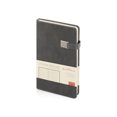 Ежедневник недатированный А5 Premier, серый