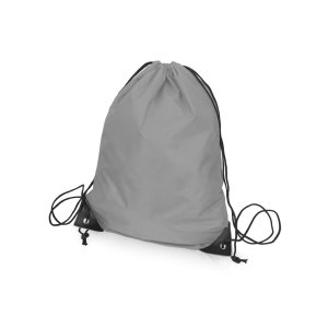 Рюкзак-мешок на шнуровке Reviver из переработанного пластика, серый