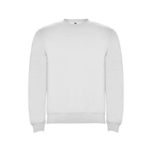 Свитшот с начесом Clasica унисекс, белый Свитшот с начесом Clasica унисекс, белый