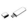 USB 2.0- флешка на 16 Гб компактной формы, белый/серебристый