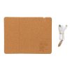 Коврик для мыши Cork с функцией беспроводной зарядки и подставки для телефона, 10 Вт