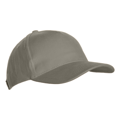 Бейсболка STAN 5 клиньев хлопок 280,03, Светло-серый