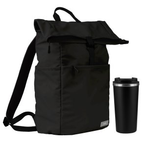 Подарочный набор Palermo, Boston, черный (рюкзак, термокружка) Подарочный набор Palermo, Boston, черный (рюкзак, термокружка)