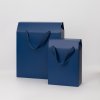 Подарочная коробка-пакет универсальная большая, синяя