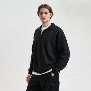 Толстовка на молнии унисекс FLOW, черная, размер 3XL/4XL Толстовка на молнии унисекс FLOW, черная, размер 3XL/4XL