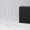 Подарочный набор 2 бокала для шампанского Blanche в черной коробке