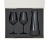 Подарочный набор декантер + 2 бокала для вина Black Edition в серой коробке