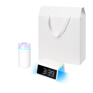 Подарочный набор Crystal, Flame, белый (увлажнитель воздуха, зарядное устройство) Подарочный набор Crystal, Flame, белый (увлажнитель воздуха, зарядное устройство)