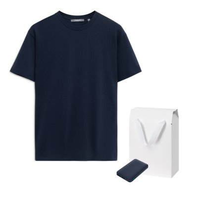 Набор с одеждой KRIS (футболка, аккумулятор), синий, S