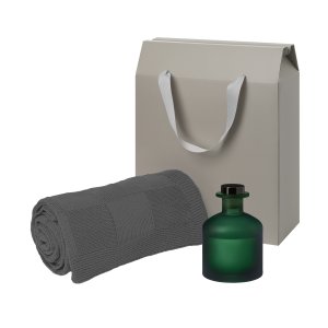 Подарочный набор Mizu, Cella, зеленый (диффузор, плед) Подарочный набор Mizu, Cella, зеленый (диффузор, плед)