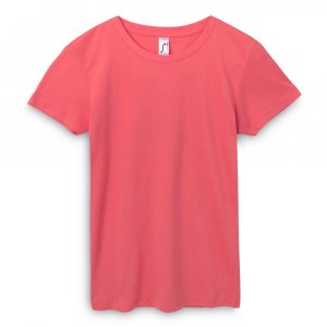 Футболка женская Regent Women, розовая (коралловая) Футболка женская Regent Women, розовая (коралловая)