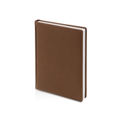 Ежедневник А5 датированный Velvet 2026, коричневый