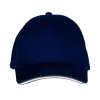 Кепка со светоотражающим кантом, классический синий