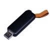 USB 3.0- флешка промо на 32 Гб прямоугольной формы, выдвижной механизм, черный