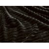 Плед Wave флисовый, черный