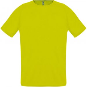 Футболка унисекс Sporty 140, желтый неон