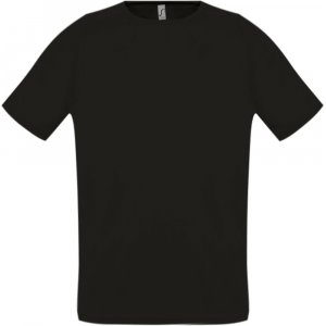 Футболка унисекс Sporty 140, черная