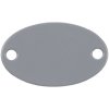 Шильдик металлический Alfa Oval, серый Шильдик металлический Alfa Oval, серый