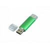 USB 2.0/micro USB- флешка на 64 Гб, зеленый