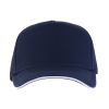 Бейсболка с кантом STAN 5 клиньев хлопок 280,14, Темно-синий
