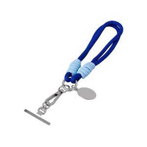 Брелок-браслет Bohemian c металлическим держателем для телефона, синий Брелок-браслет Bohemian c металлическим держателем для телефона, синий