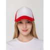 Бейсболка Sunbreaker, красная с белым
