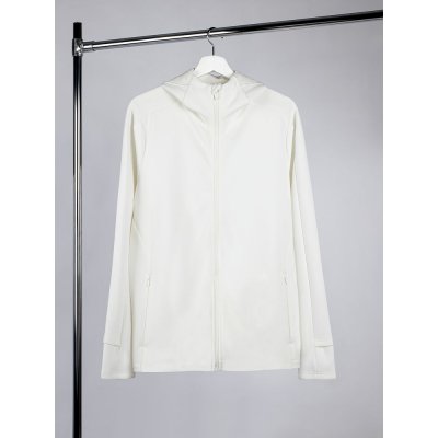 Куртка с капюшоном унисекс Begi, молочно-белая